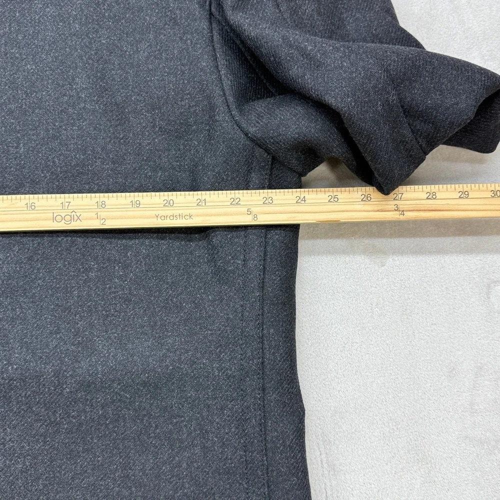 Banana Republic Wool Blend Jacket Men Large Charcoal Grey Mario Bellucci Italian